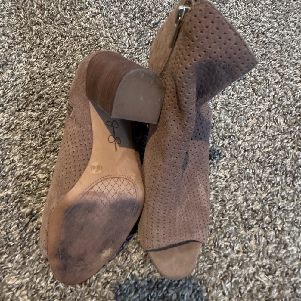 Jessica Simpson Open Toe Booties - Picture 2 of 2